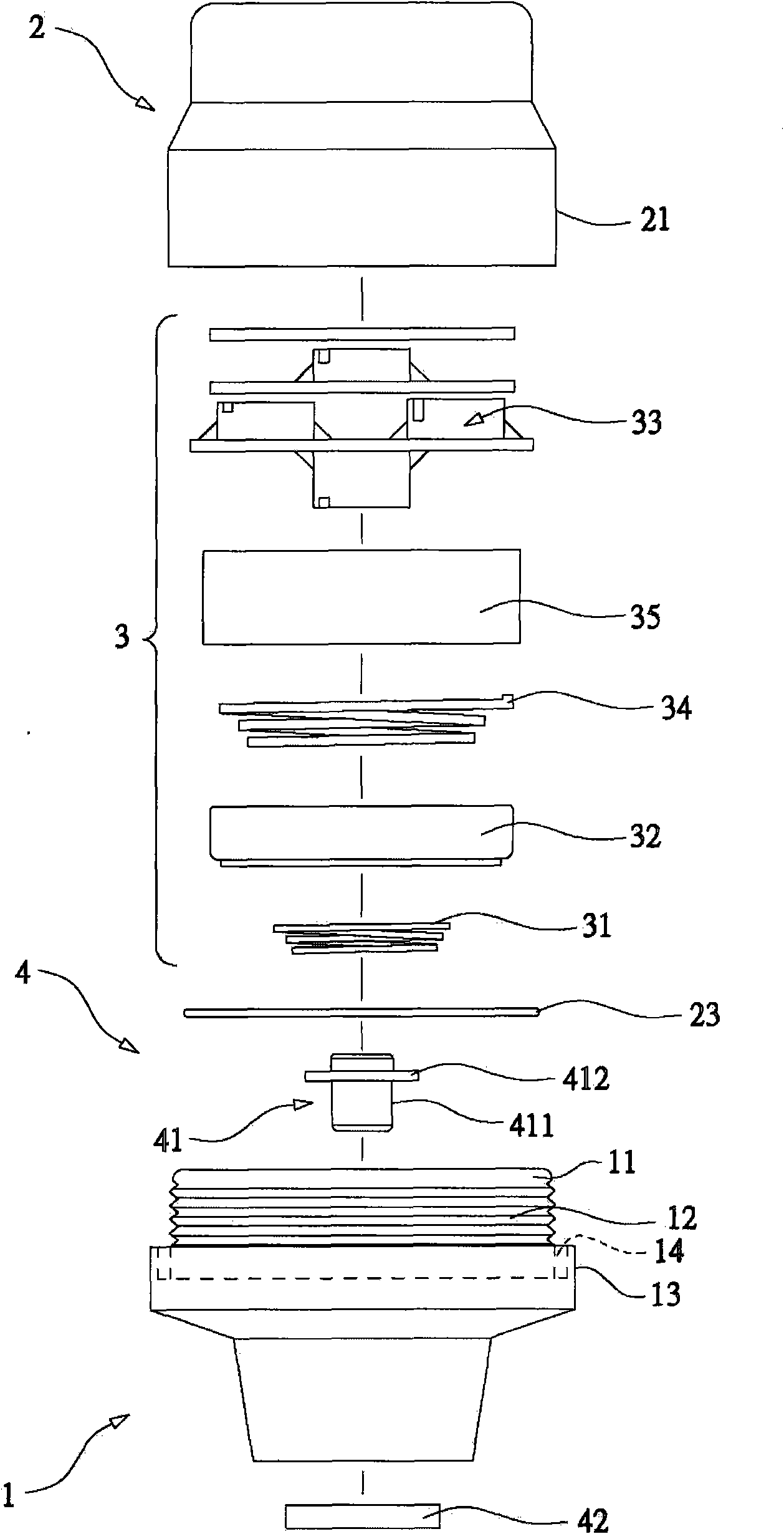 Air leakage prevention tyre pressure detector