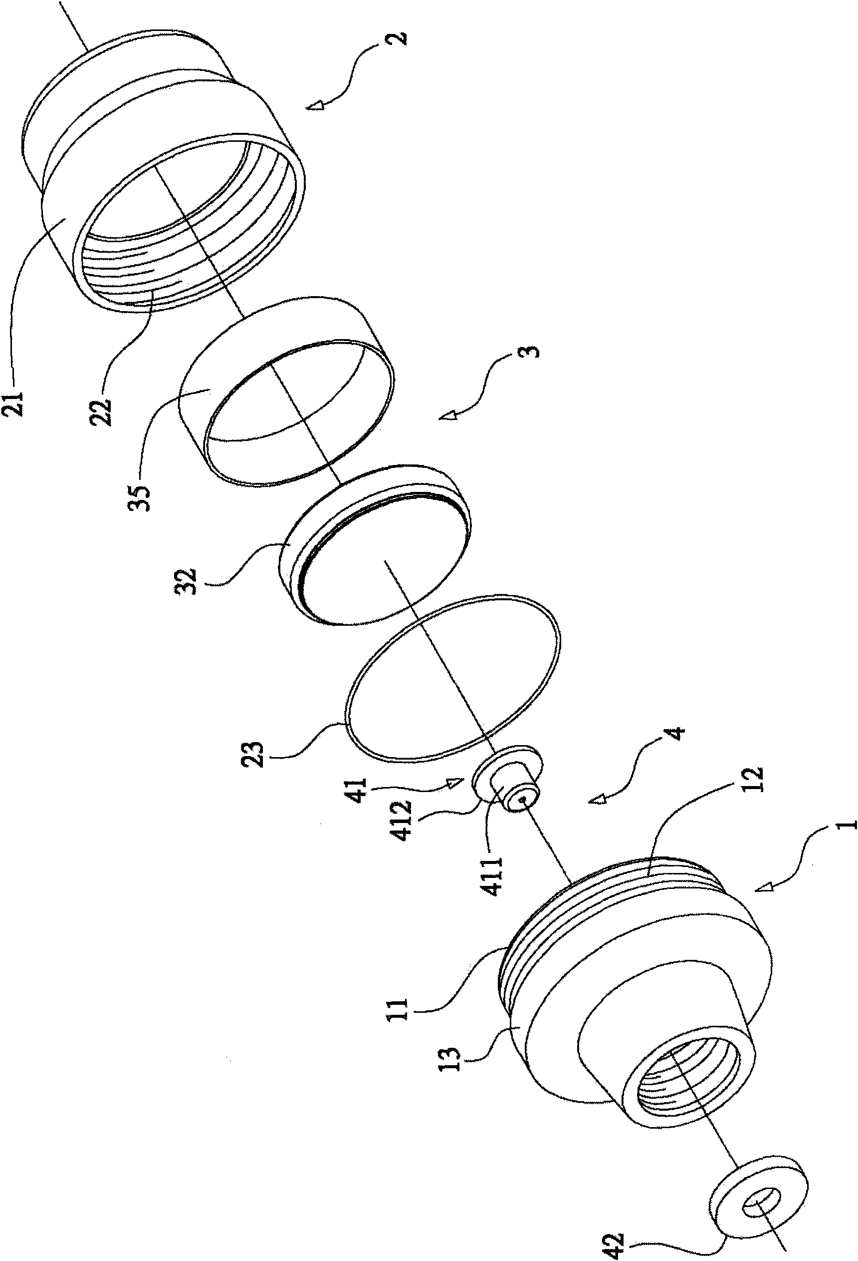 Air leakage prevention tyre pressure detector