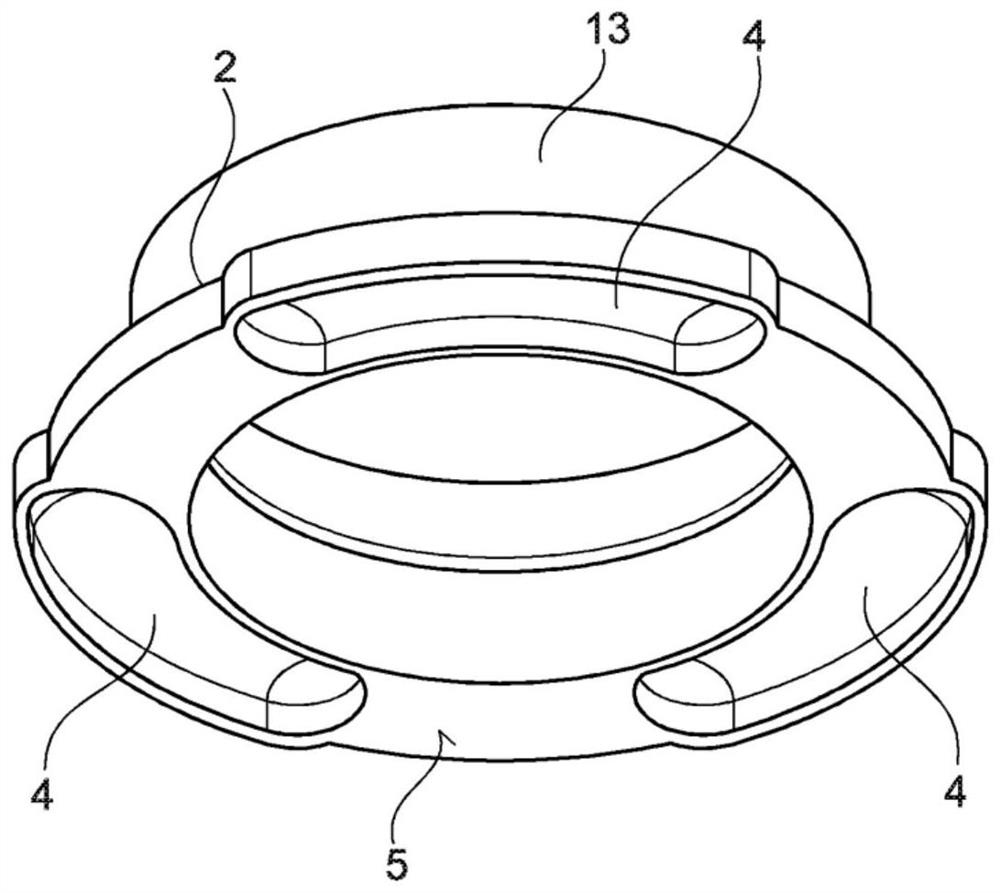 Ramp actuator and angular-contact ball bearing unit with a cold-worked outer ring and an embossed ramp contour, and method for producing a ramp disc