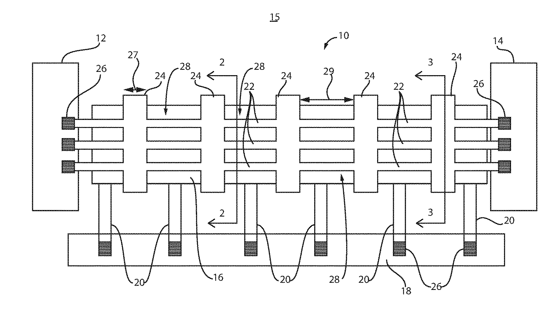 Support for long channel length nanowire transistors