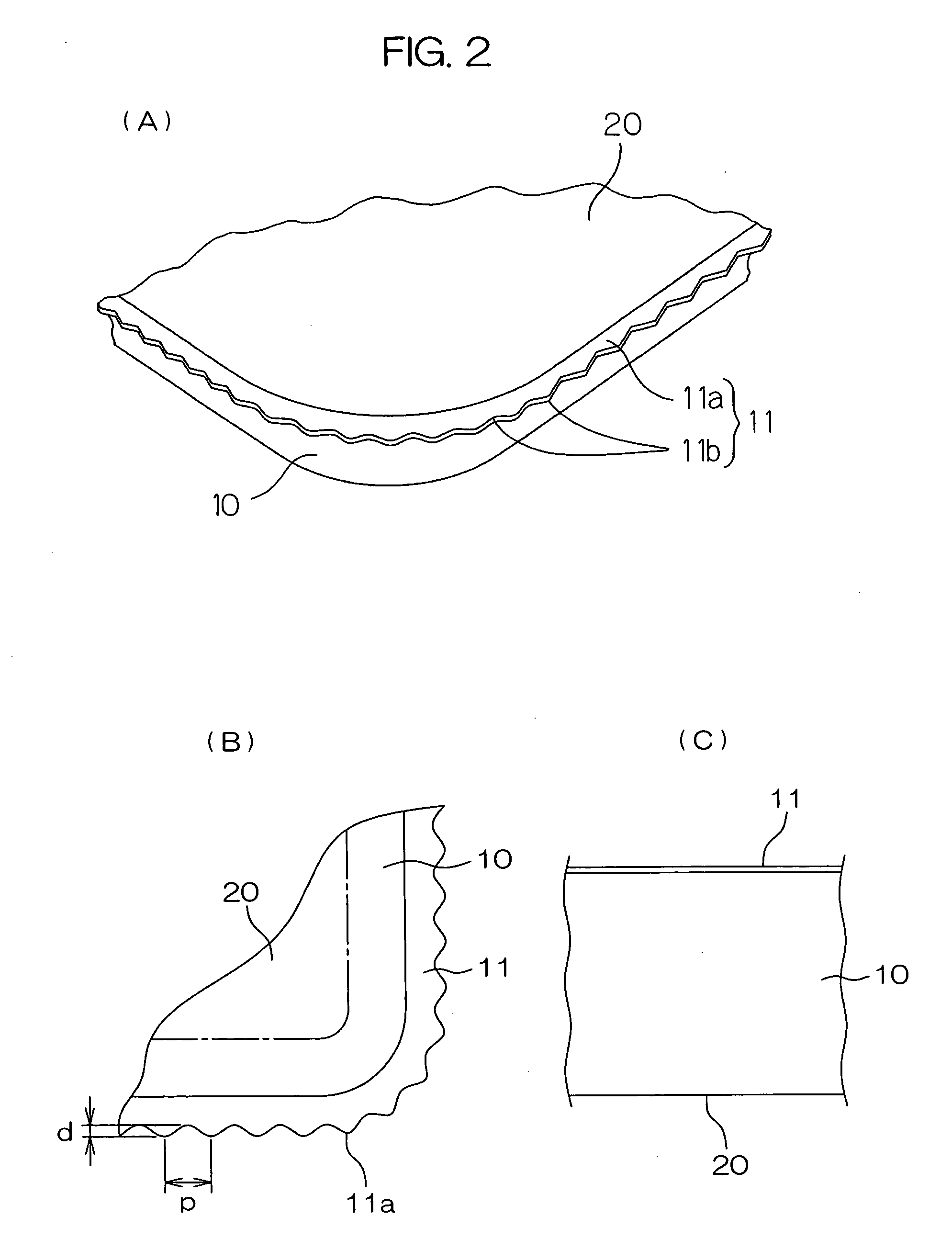 Packaging container and method of producing the same