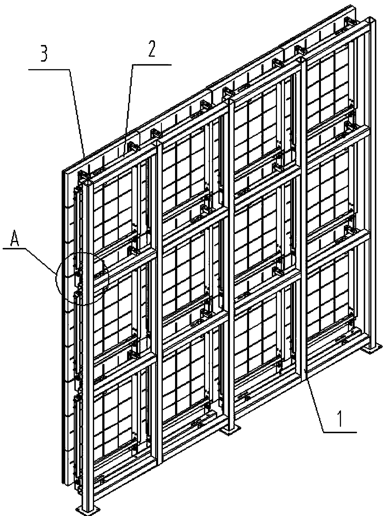 Prefabricated building periphery parapet body