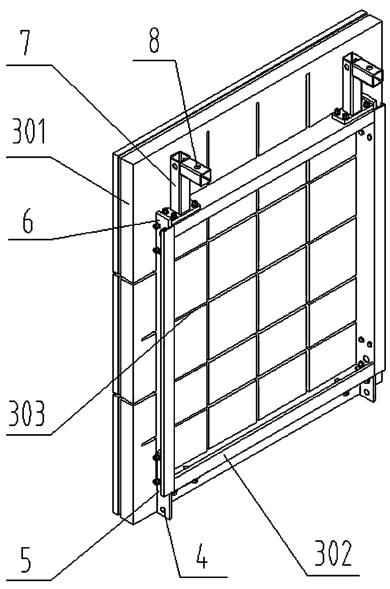 Prefabricated building periphery parapet body