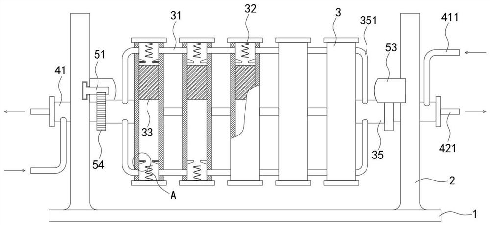 A multi-channel continuous pressure water supply type water heating equipment