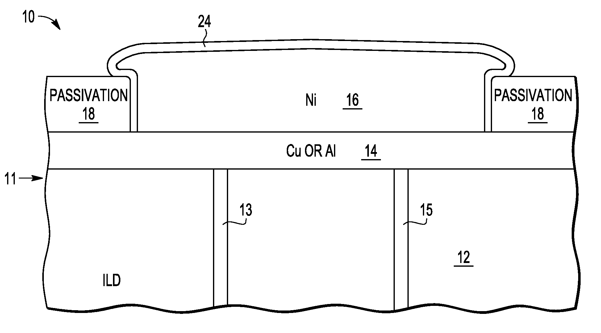 Method of improving adhesion of bond pad over pad metallization with a neighboring passivation layer by depositing a palladium layer