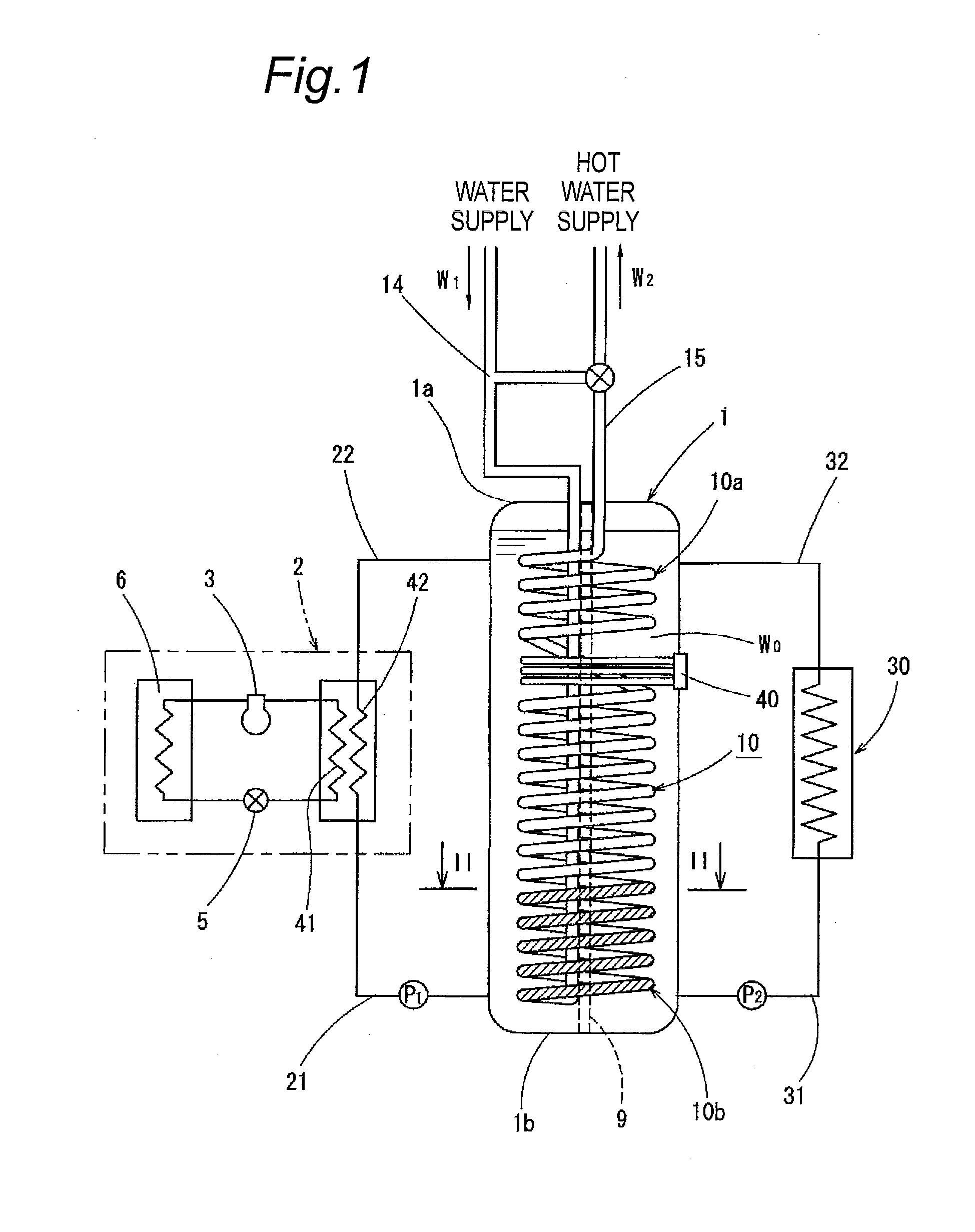 Heat pump type hot water supply apparatus