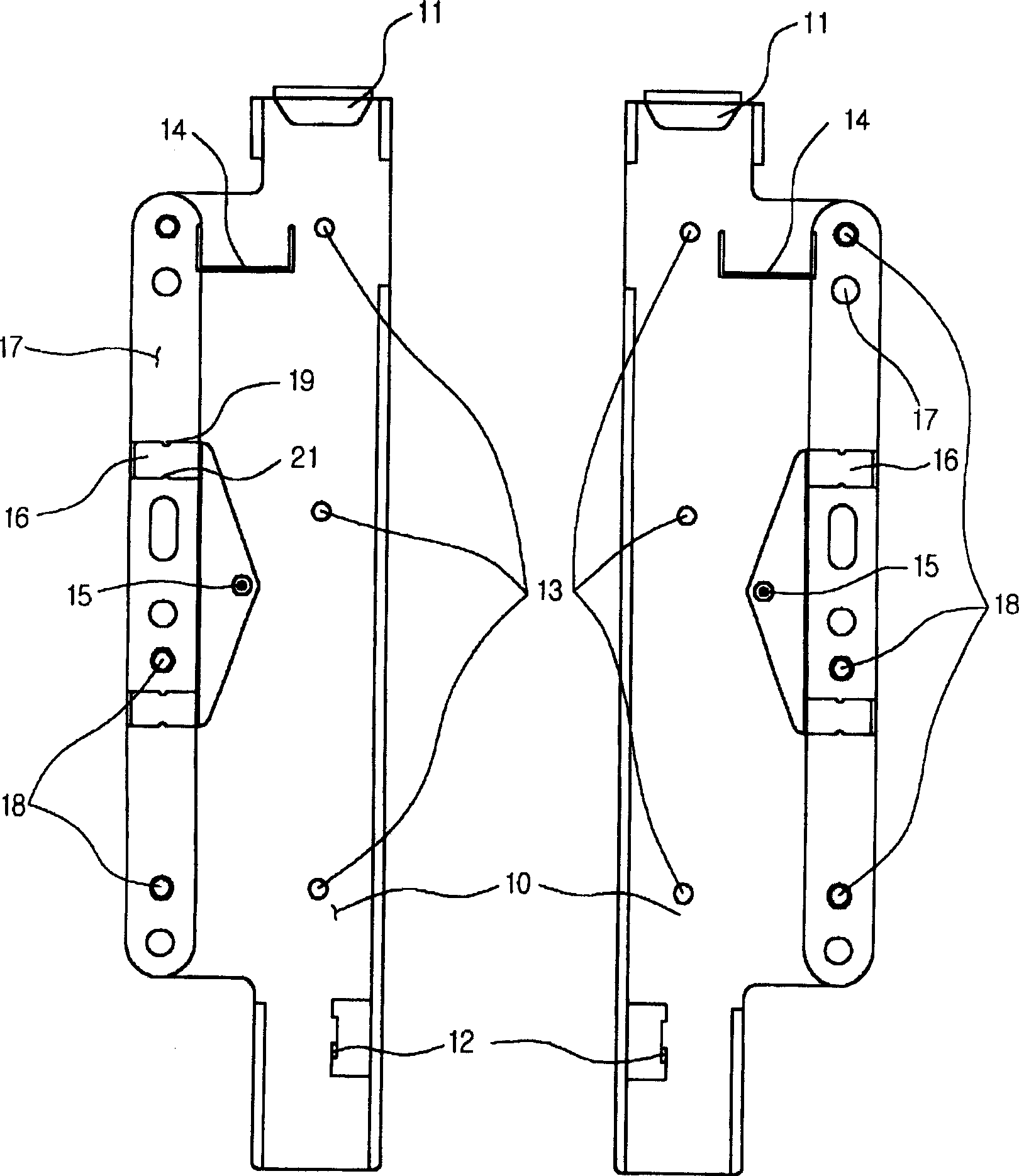 Wall hanging type equipment for image display appliance