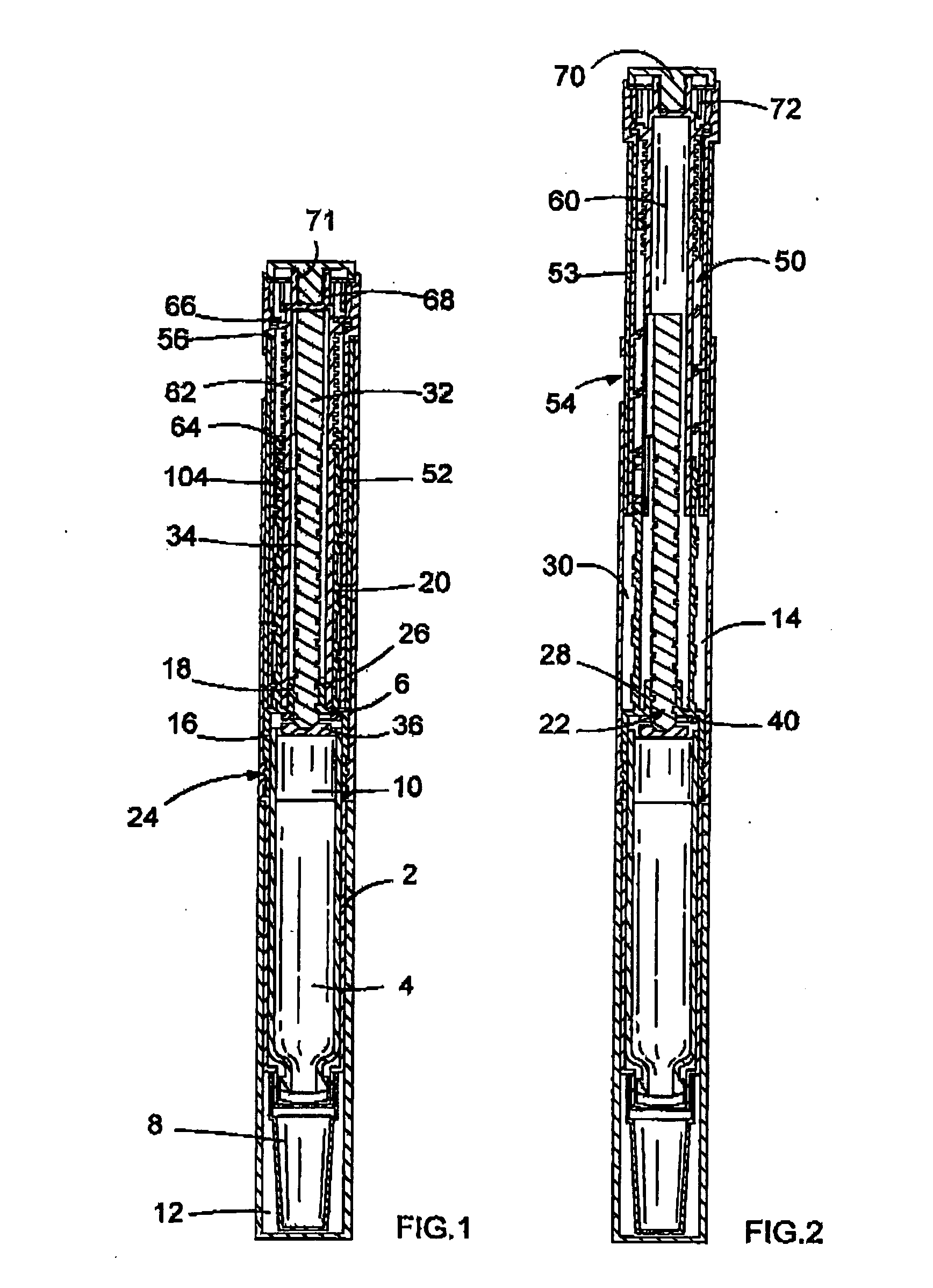 Drive mechanisms suitable for use in drug delivery devices