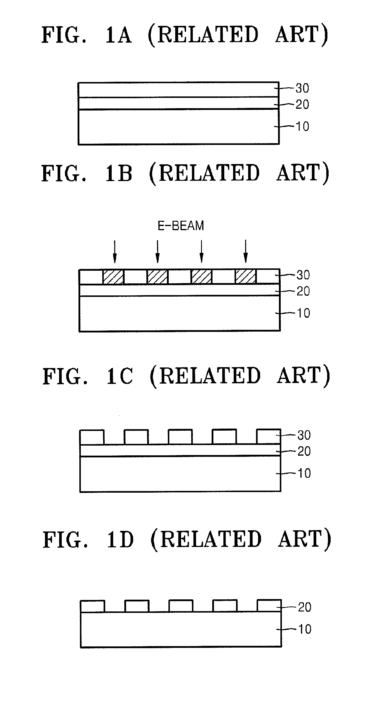 Method of nano-patterning using surface plasmon effect and method of manufacturing nano-imprint master and discrete track magnetic recording media using the nano-patterning method