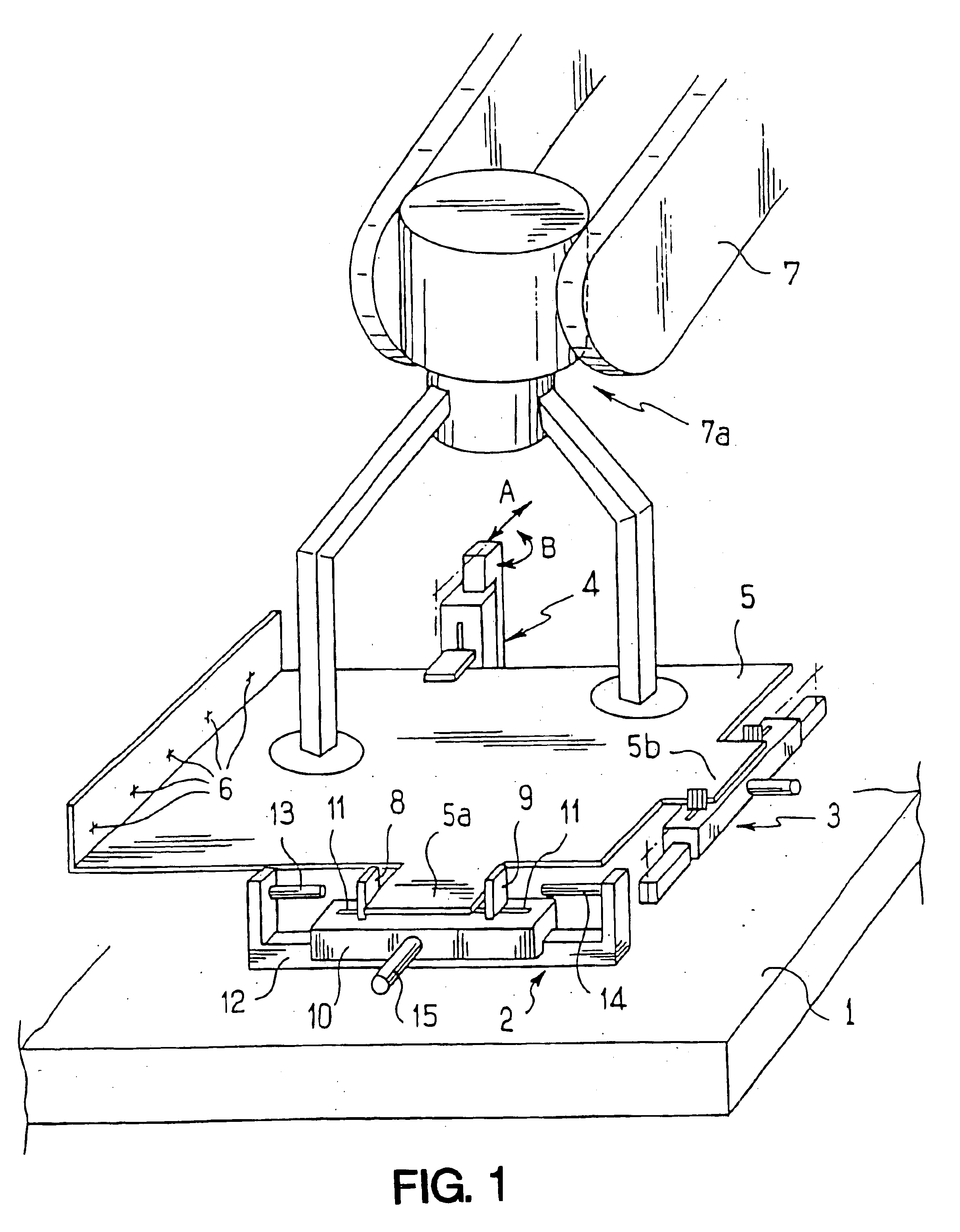 Method of holding a part in position in an assembly station