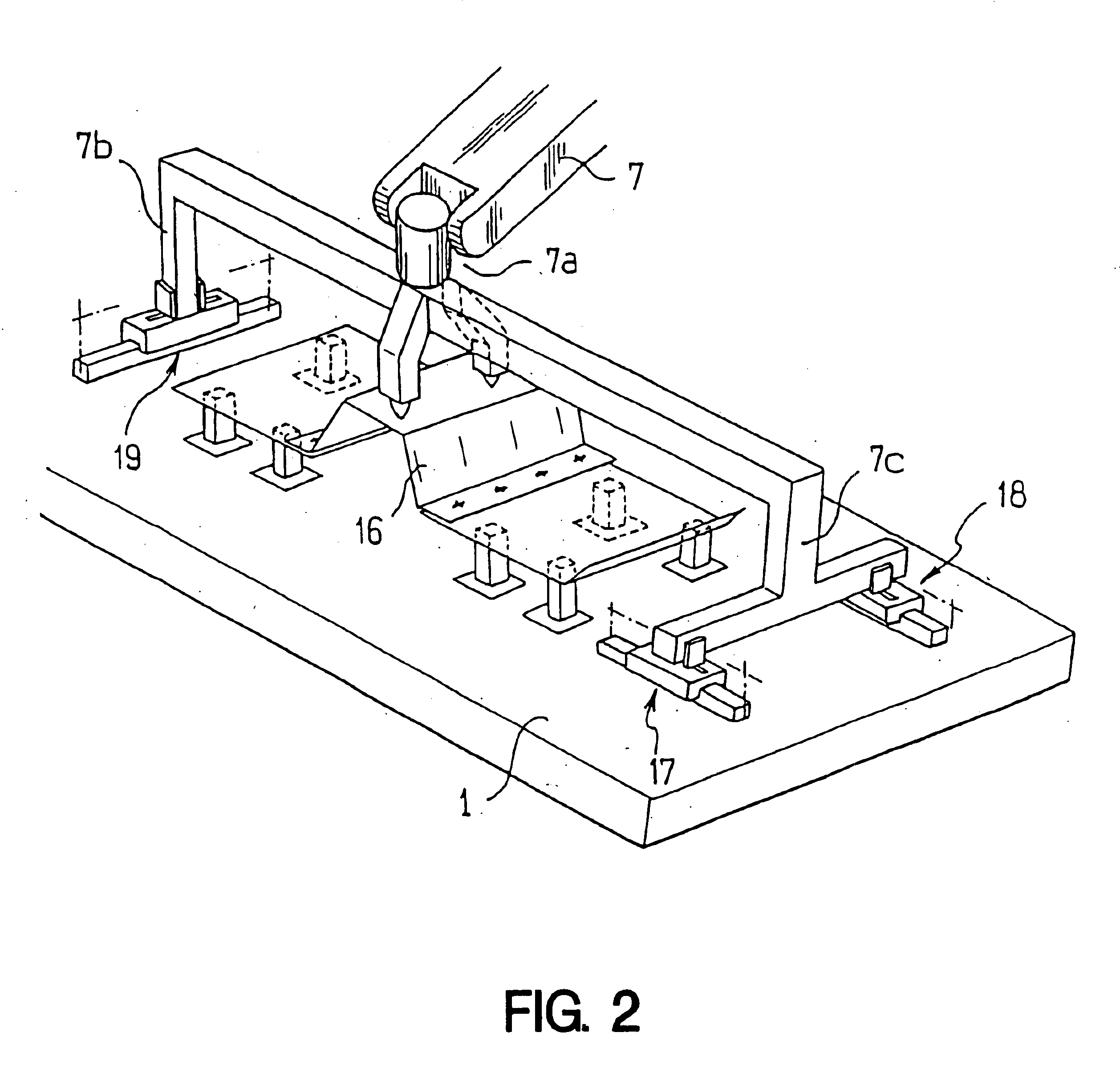 Method of holding a part in position in an assembly station