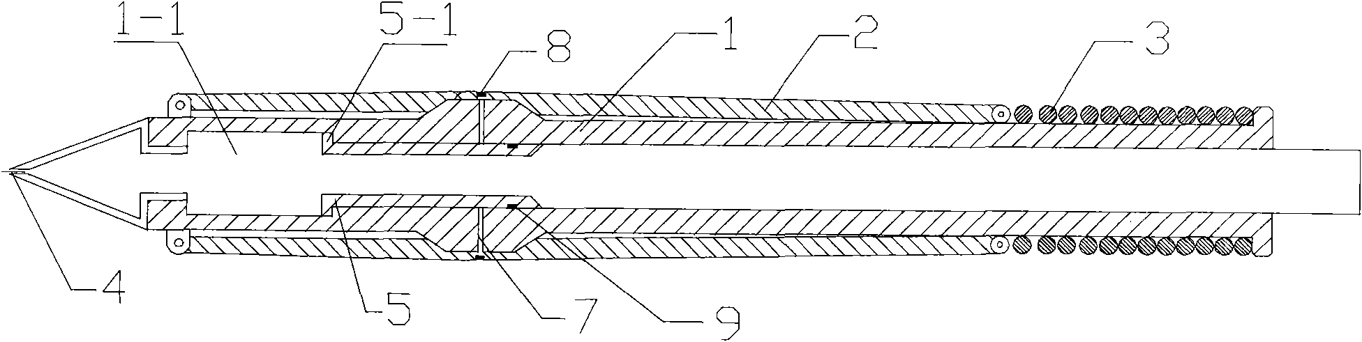 Hydraulic cutting nozzle with residue filer device
