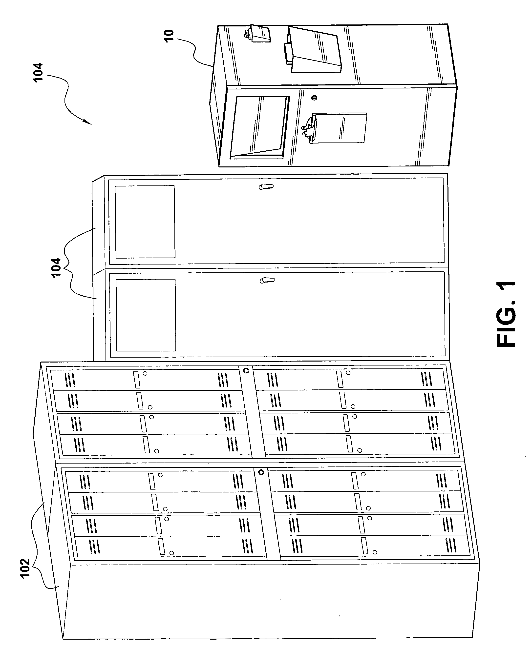 Locker and method for uniform repair and replacement