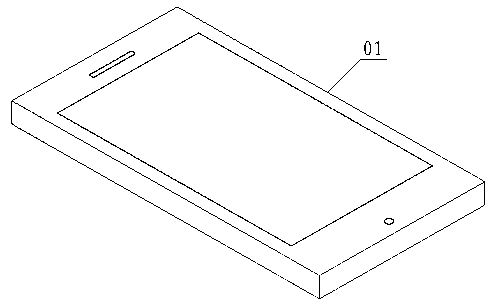 Combination structure of external component and handheld electronic device