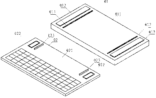 Combination structure of external component and handheld electronic device