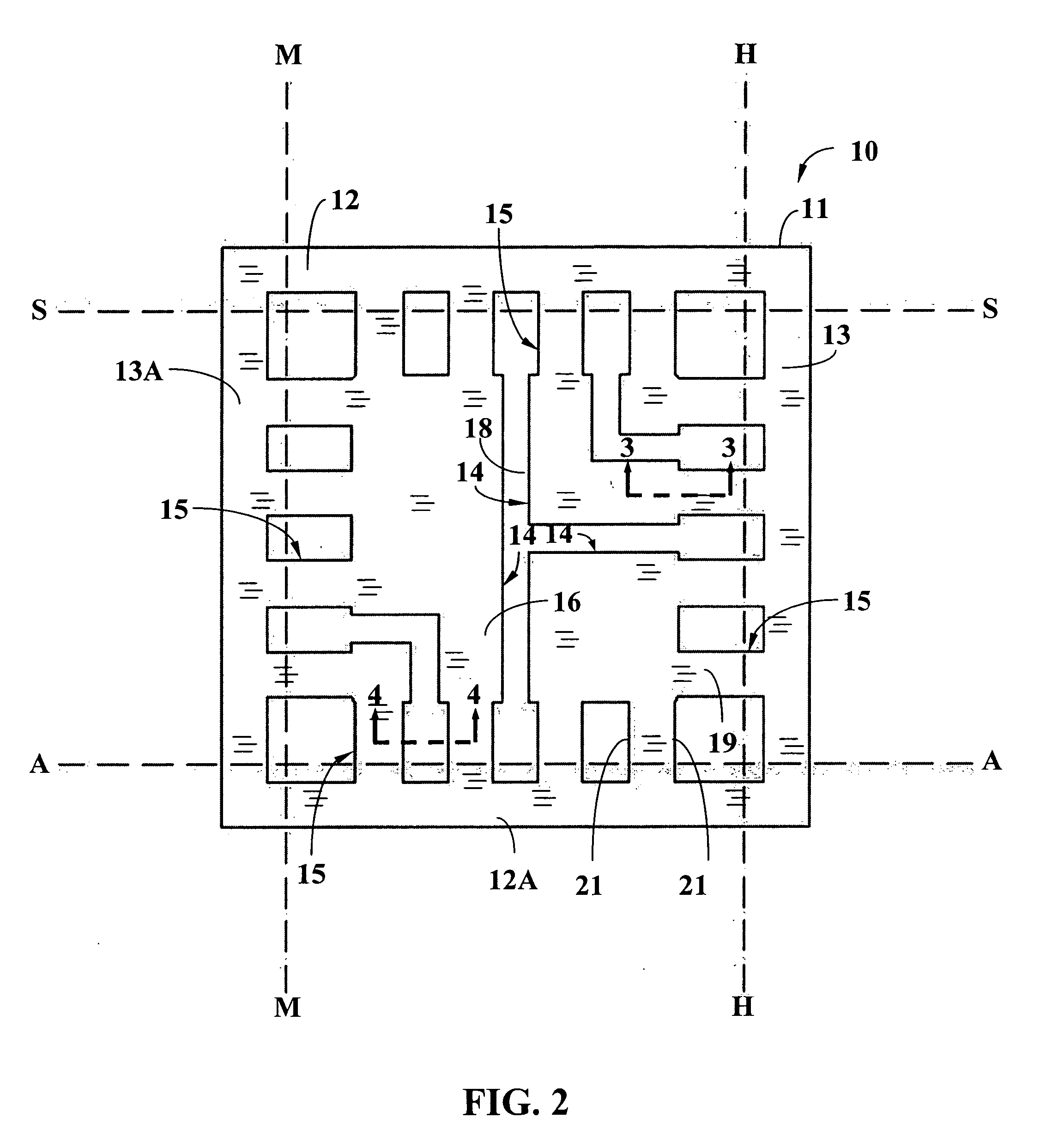 Plastic integrated circuit package, leadframe and method for use in making the package