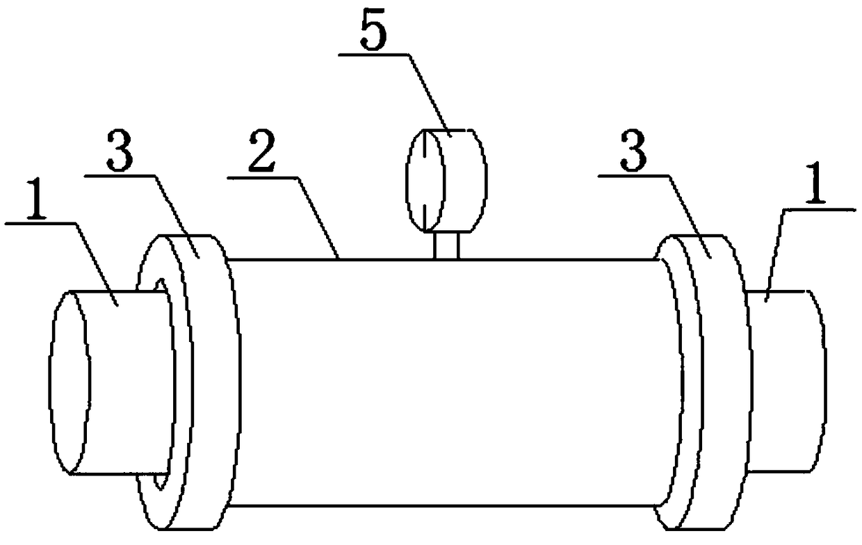 A tap water purifying pipeline