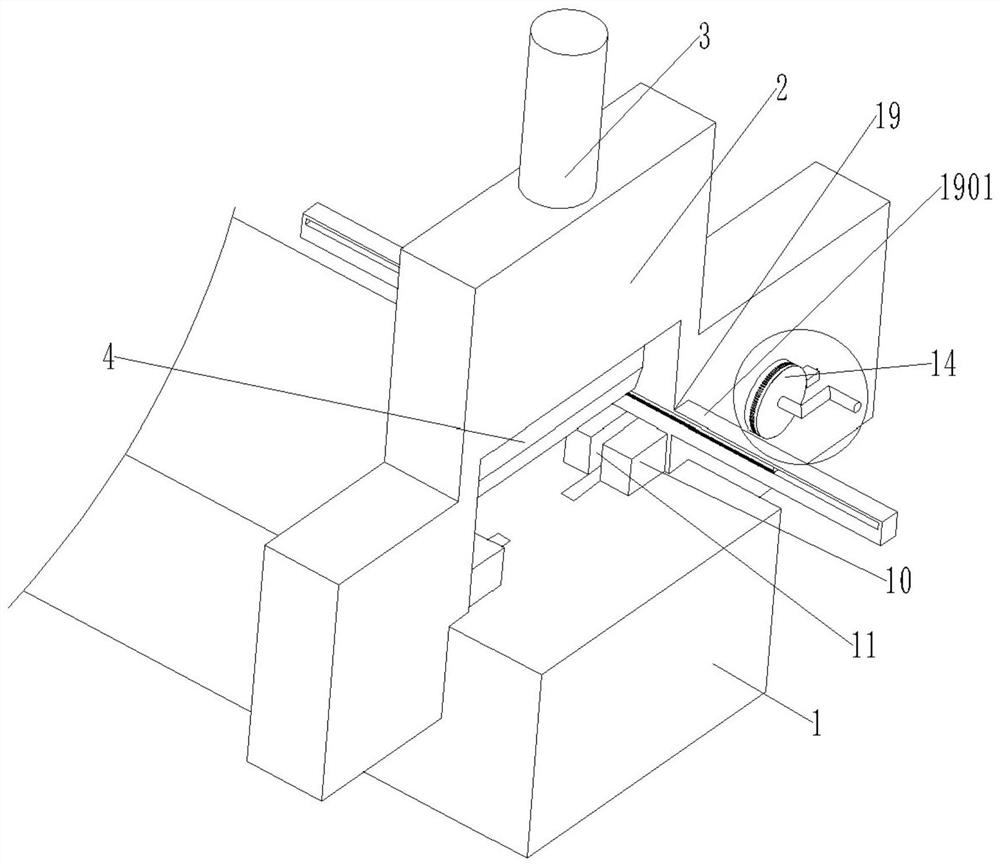 Fixed-size standard cutting mechanism for aluminum bottle cap production and processing