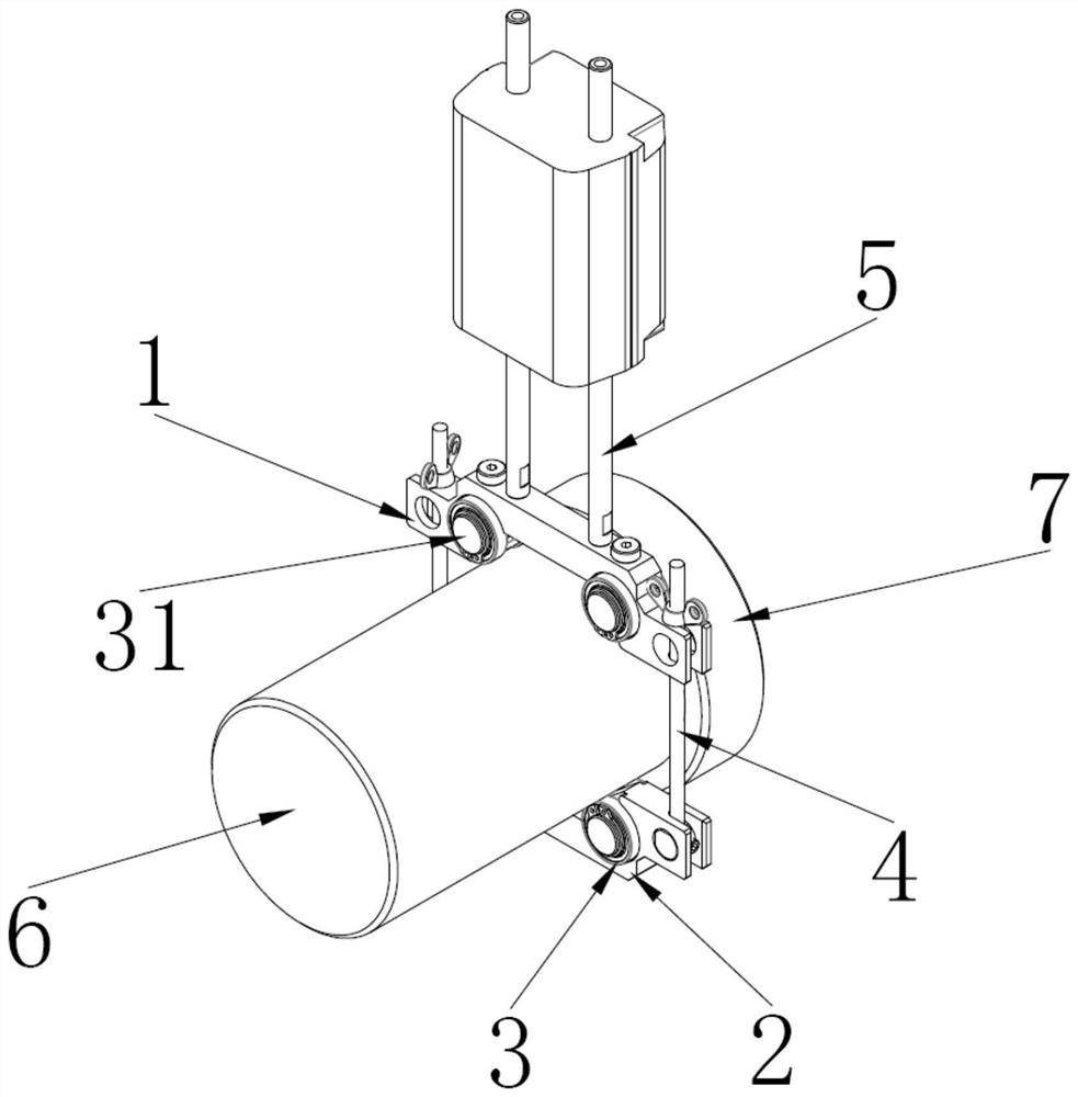 Auxiliary centering support