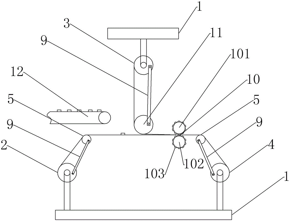 Device for toilet paper processing