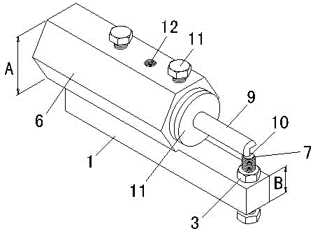 Simple tool setting device for numerical controlled lathe and using method