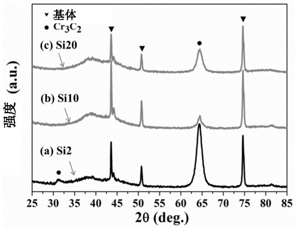 crsic composite coating for water-based liquid environment and its preparation method and application
