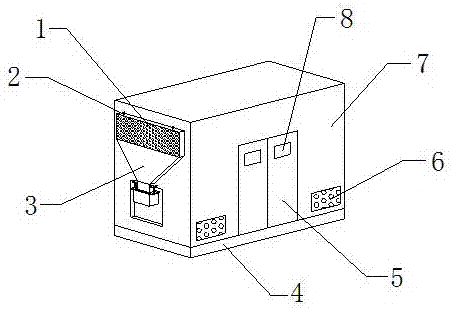 Energy-saving environment-friendly dry-type electric transformer