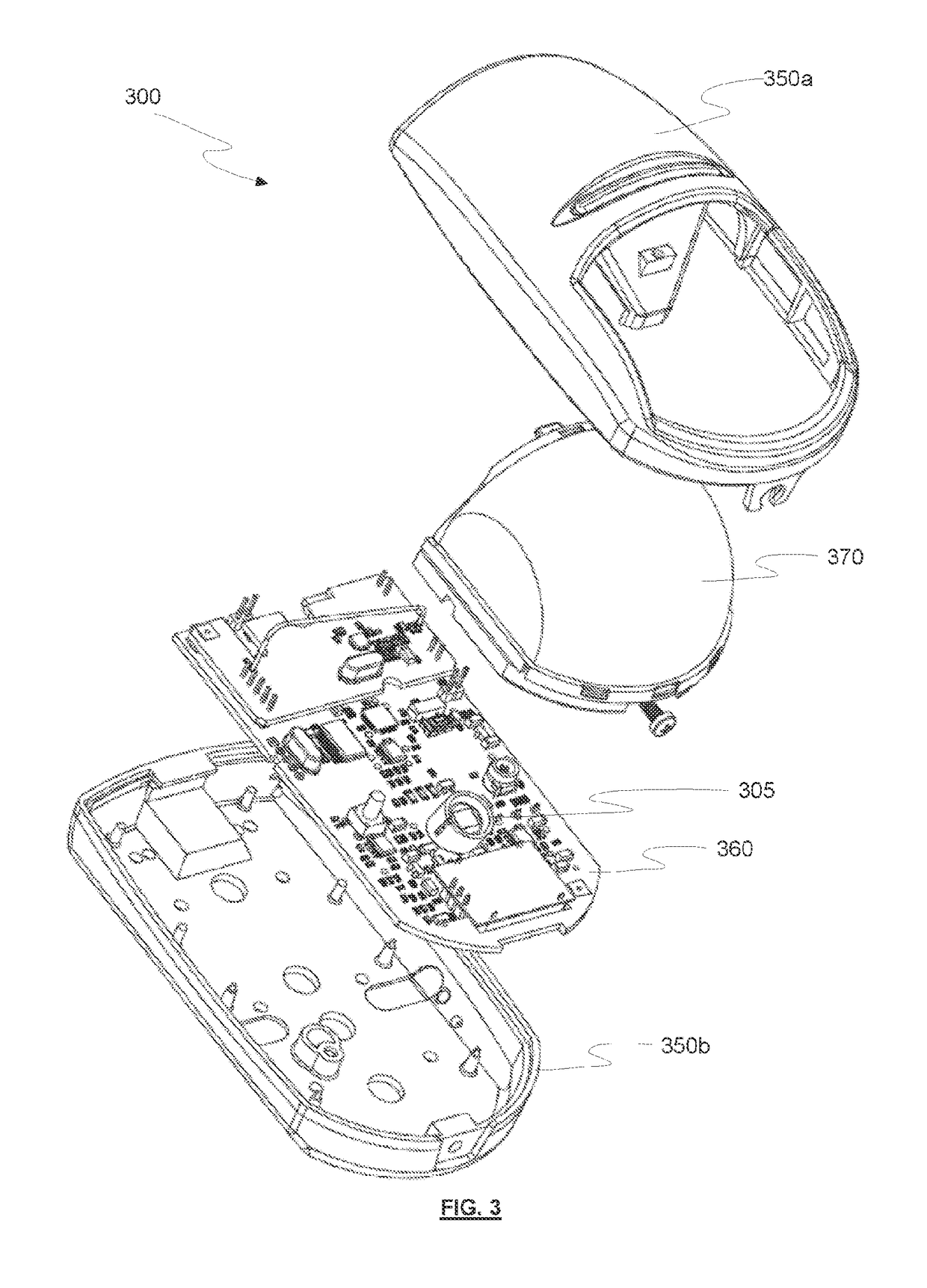 Infrared detection device and masking section