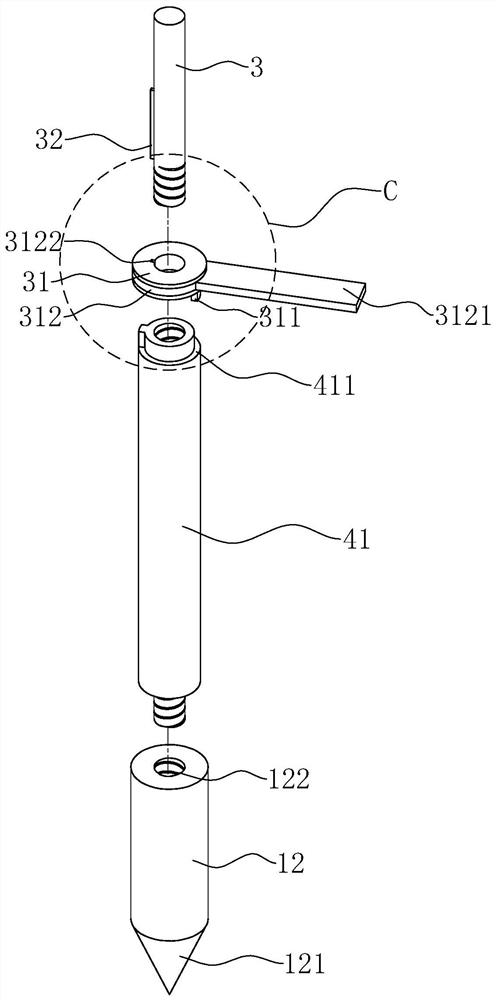 Down-the-hole drill for hydraulic engineering construction