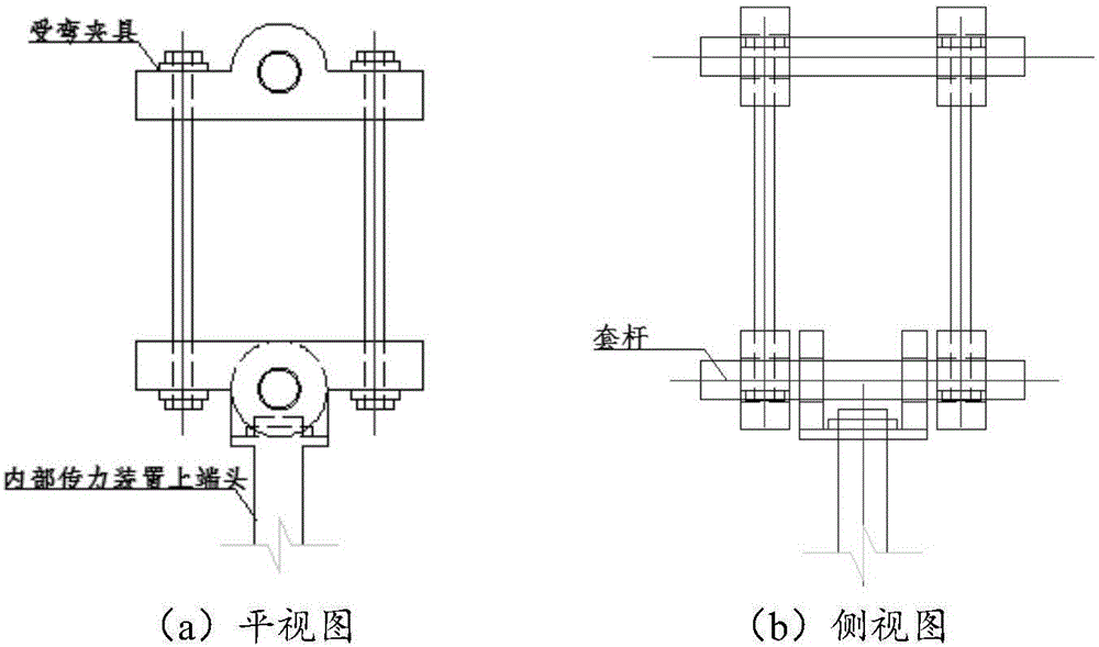 Durability testing device for test piece under load and environment coupling effect