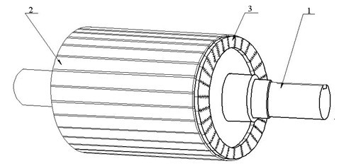 Superhigh-efficiency brazed motor rotor