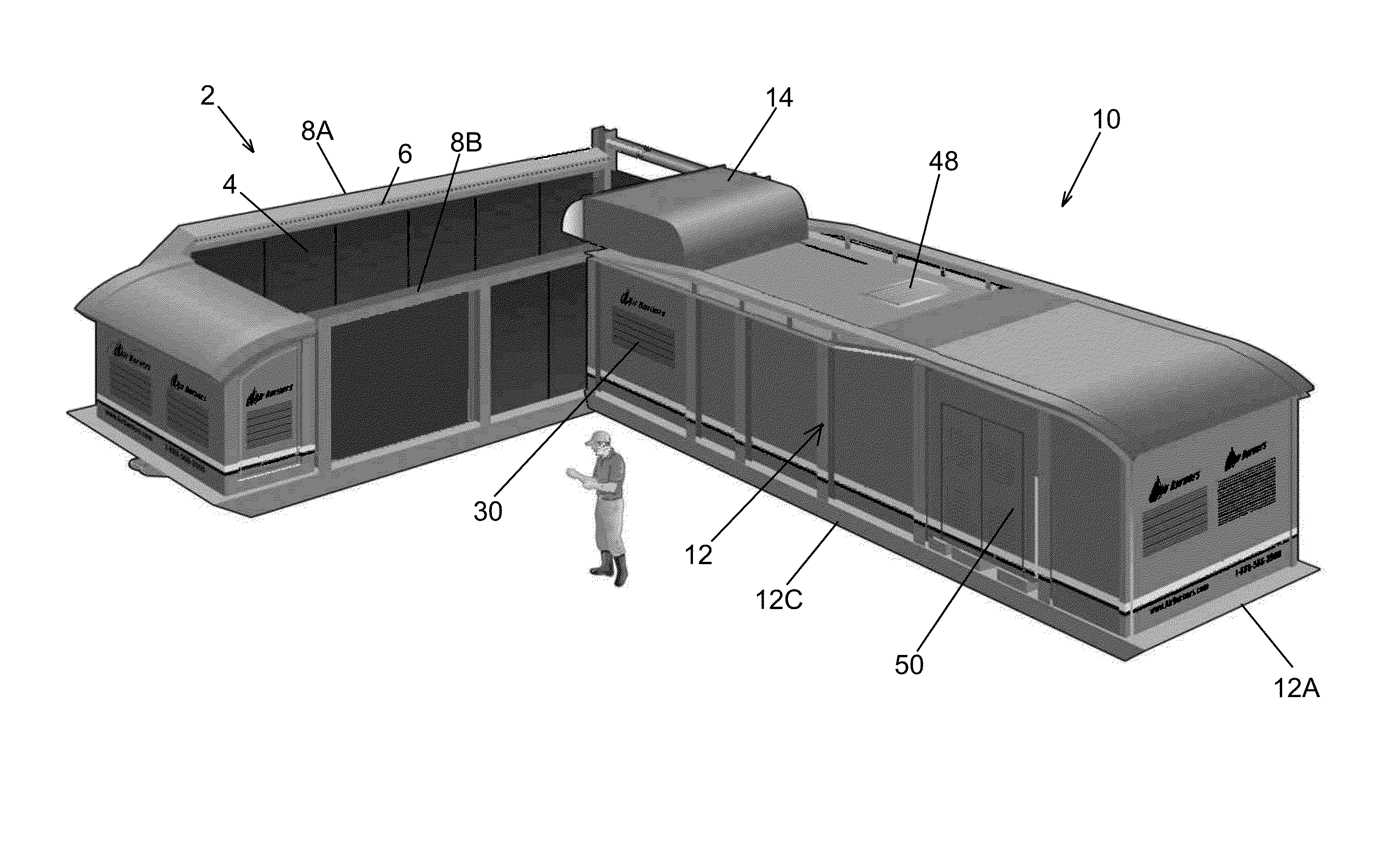 Heat capturing module and power generating system incorporating the module