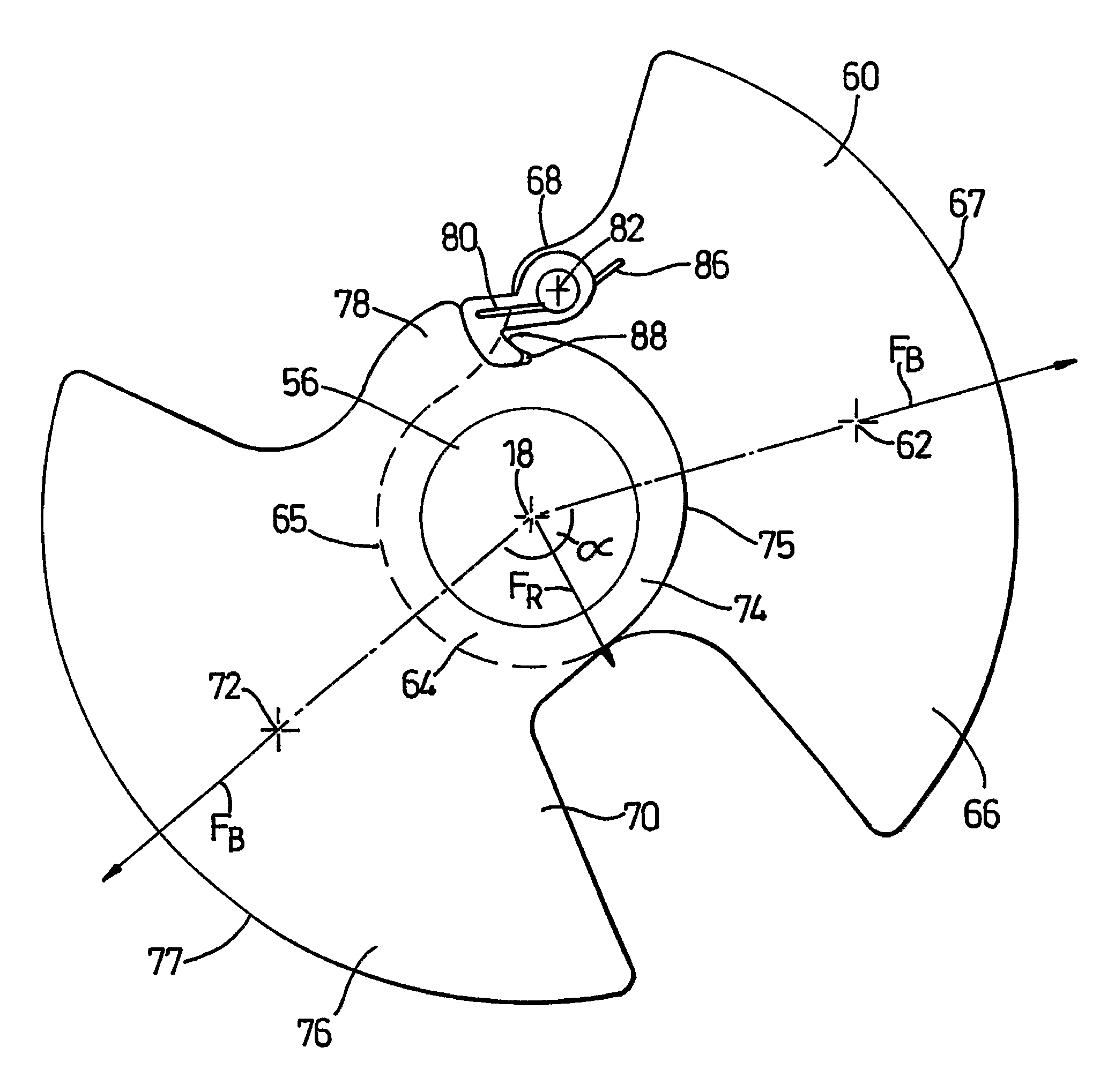 Automatic balancing device