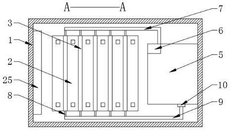 A lithium battery heat dissipation and heat preservation system