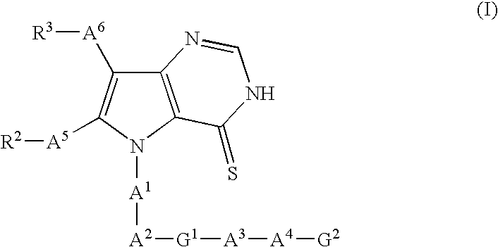 Pyrrolopyrimidine thion derivatives
