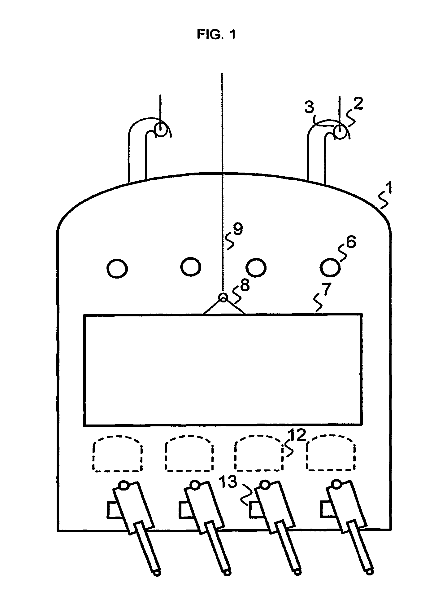 Device for feeding combustion air or gas influencing coal carbonization into the upper area of coke ovens