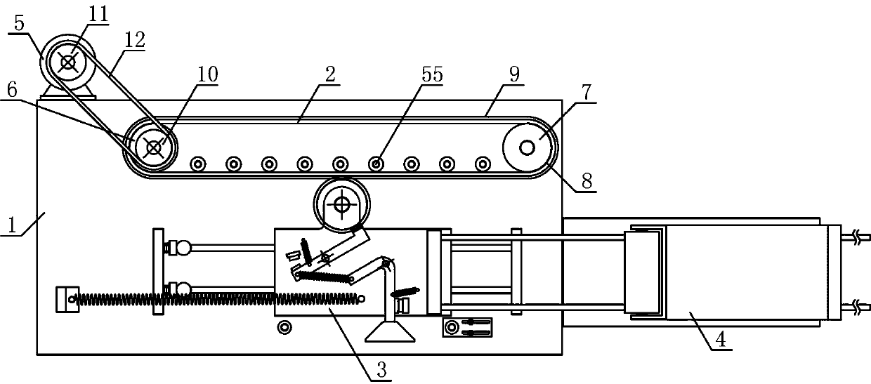 Fixed-range pulling device for textile yarns