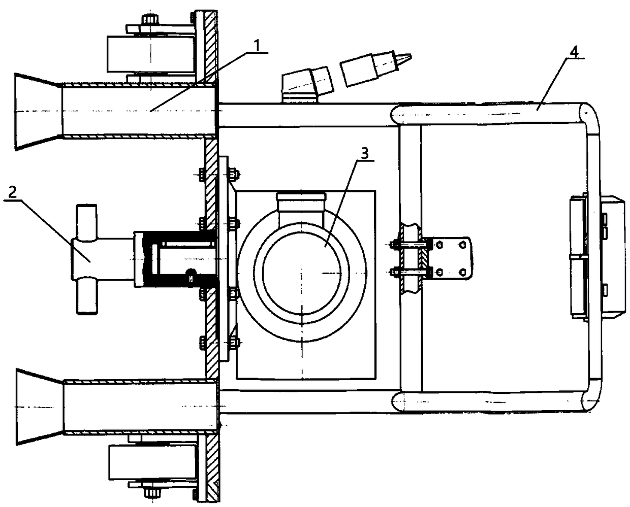 A transformer or capacitor vacuum oiling system