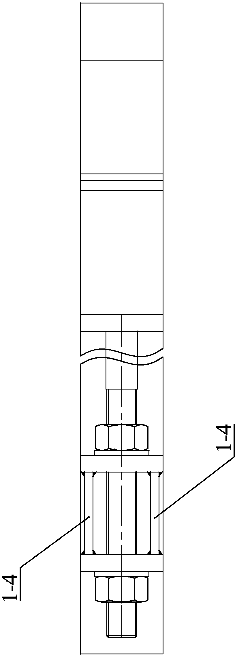 Axial and lateral bidirectional simple centering equipment of gas turbine