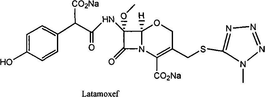 The preparation method of latamoxef sodium