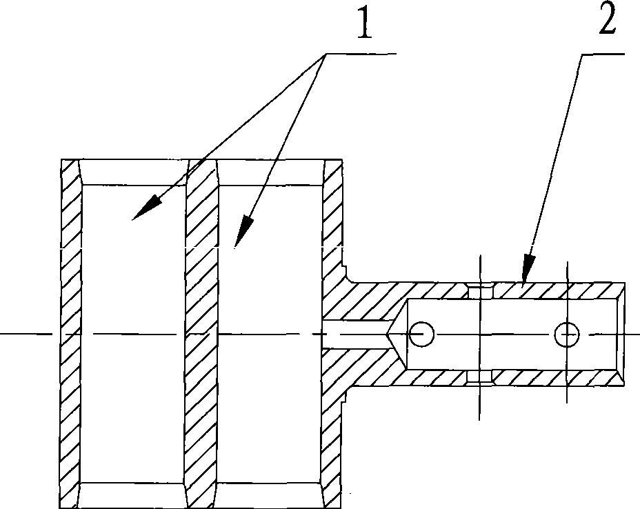 Manufacture method of needle bar connecting rod on two-needle sewing machine