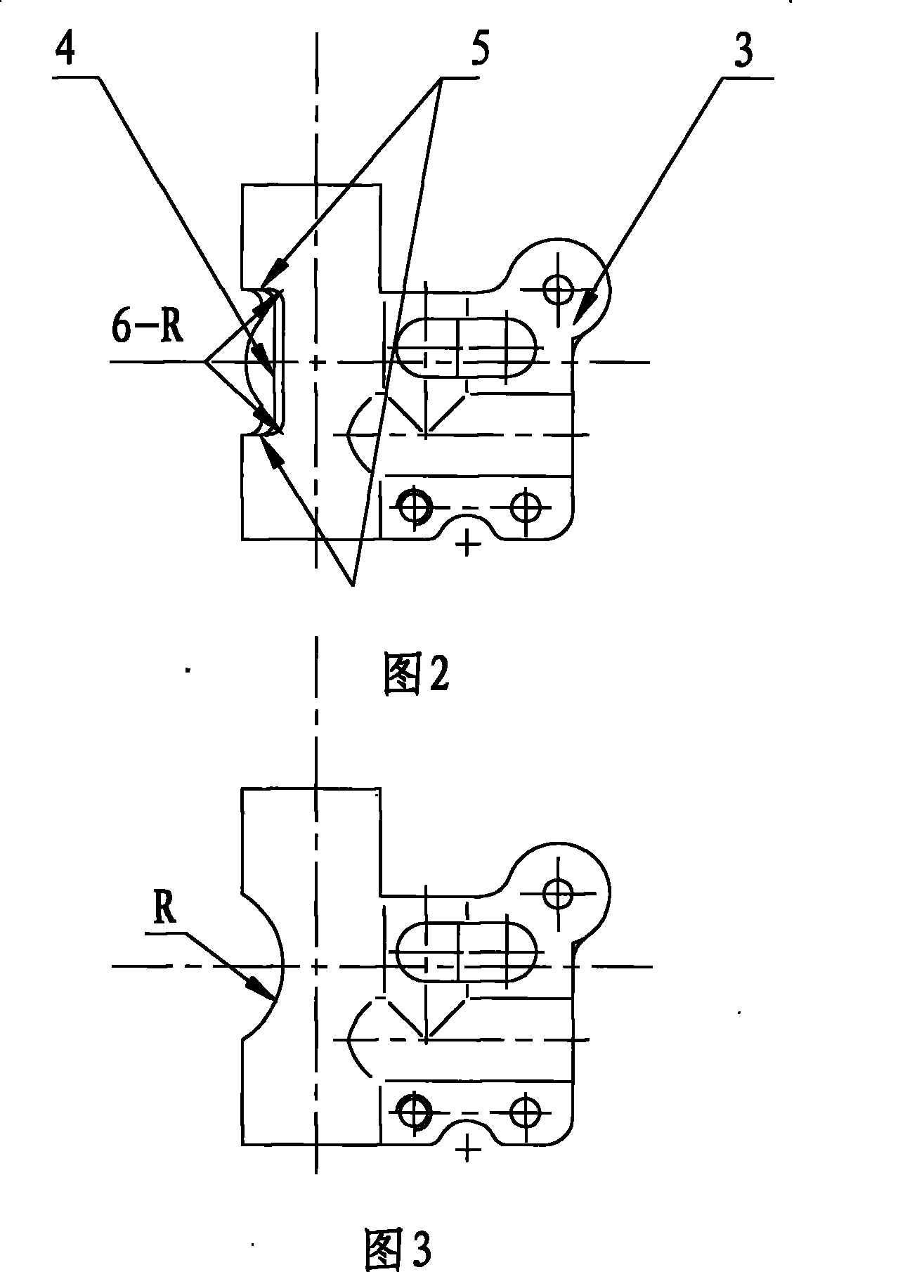 Manufacture method of needle bar connecting rod on two-needle sewing machine