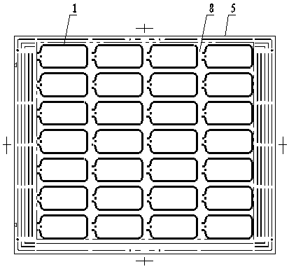 Manufacturing method of screen printed plate of edge sealing frame of liquid-crystal display