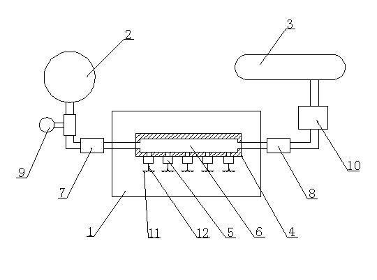 Constant-temperature and constant-pressure inflation method and device of diaphragm capsule for temperature controller