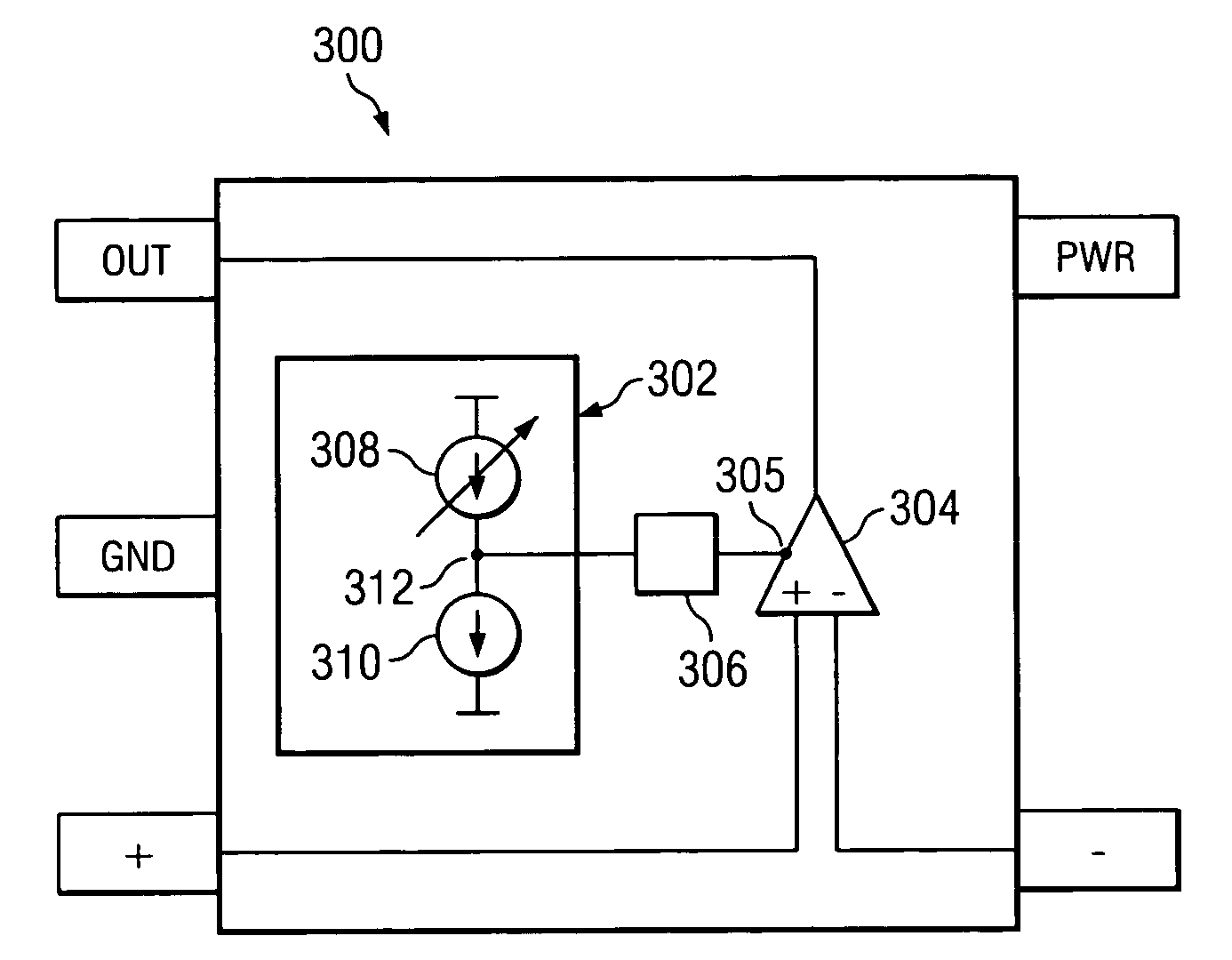 Method and circuit for trimming a current source in a package
