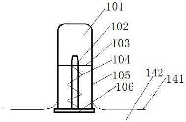 Transparent dressing with air inflation and wound compression function