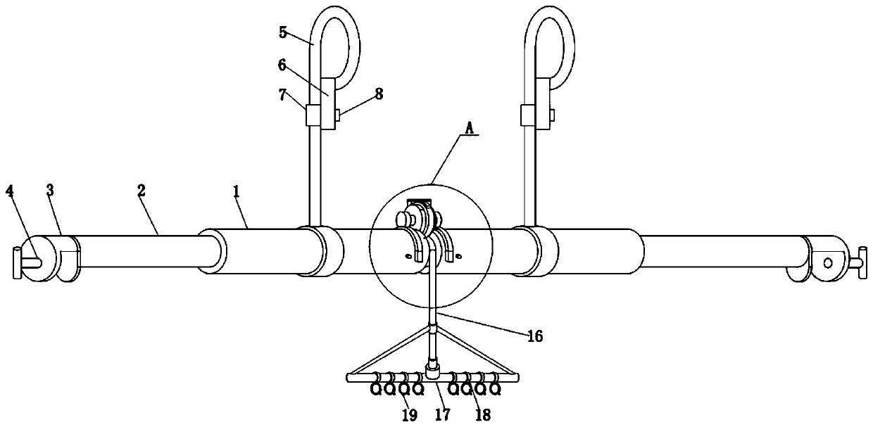 Portable lifting device for building power tower