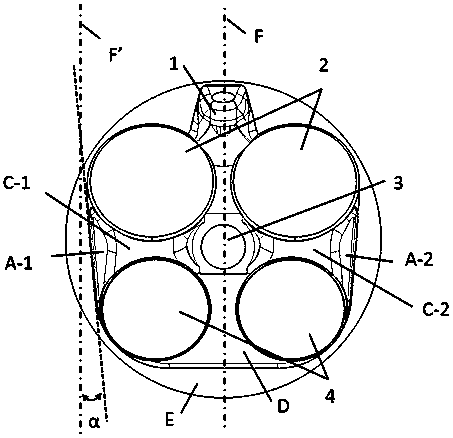 Gasoline engine combustion chamber and automobile