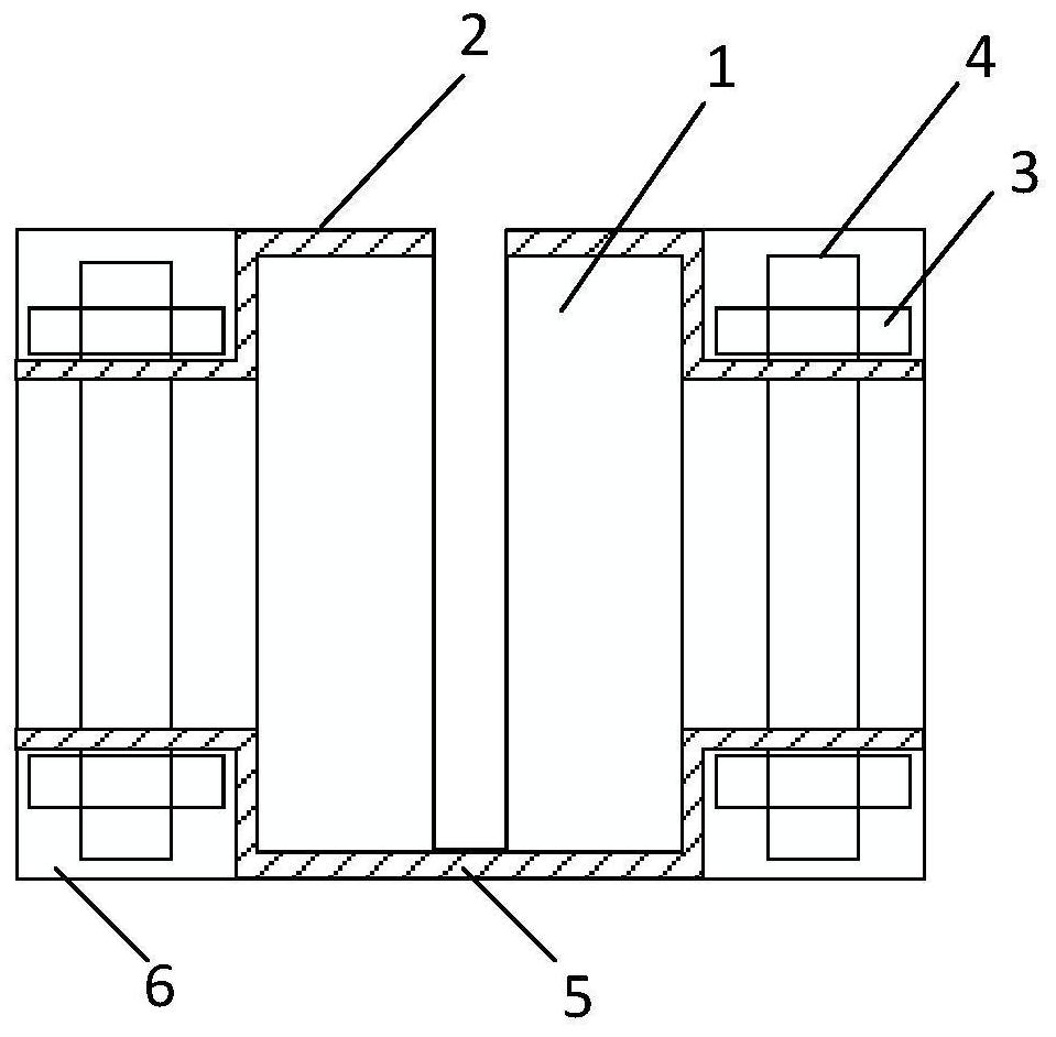 Multi-stage recoil and solid-phase arc extinguishing dual arc extinguishing device