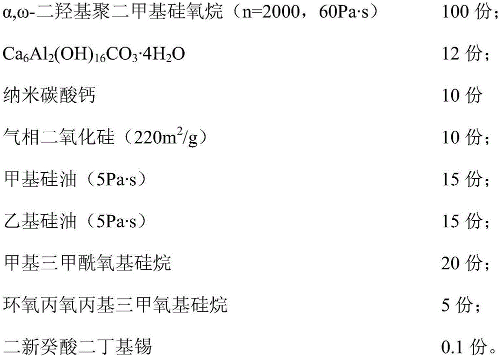 Deacidification type organic silicone adhesive and preparation method thereof